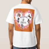 horsey-serveerster t-shirt (Achterkant)