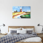 Horsey Windpomp Canvas Afdruk (Insitu (Slaapkamer))