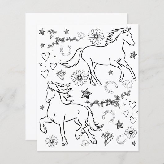 Horsgebak Kleur mij in papier (Voorkant / Achterkant)