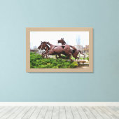 Horsgebeeld Canvas Afdruk (Insitu (Houten vloer))