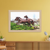 Horsgebeeld Canvas Afdruk (Insitu (Woonkamer))