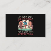 Horsgekreeft en honden Slobber Horses en Dogs Love Visitekaartje (Voorkant)