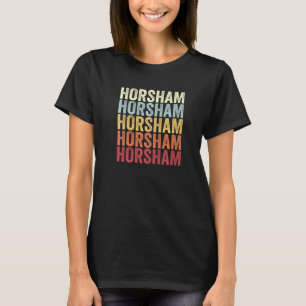 Horsham Pennsylvania Horsham PA Retro Vintage Teks T-shirt