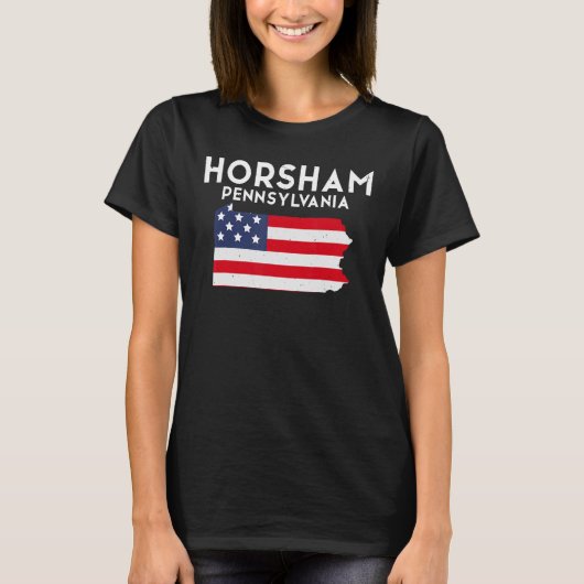 Horsham Pennsylvania USA T-shirt (Voorkant)