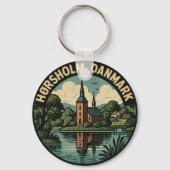 Hørsholm Denemarken Kerk Sleutelhanger (Achterkant)