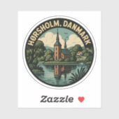Hørsholm Denemarken Kerk Sticker (Vel)