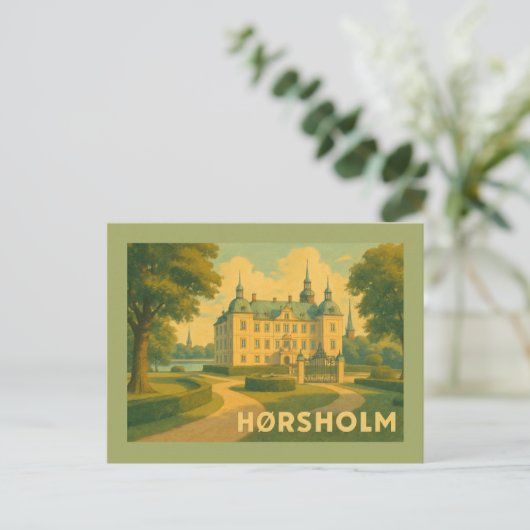 Hørsholm Denmark Church Briefkaart (Staand voorkant)