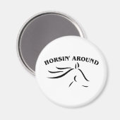 Horsin' Around Magneet (Voorkant / Achterkant)
