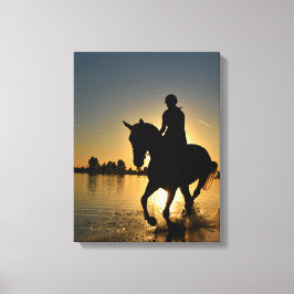 Horsing Around Canvas Afdruk