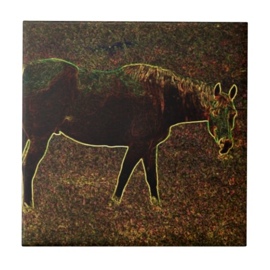 Horsing Around Tegeltje (Voorkant)