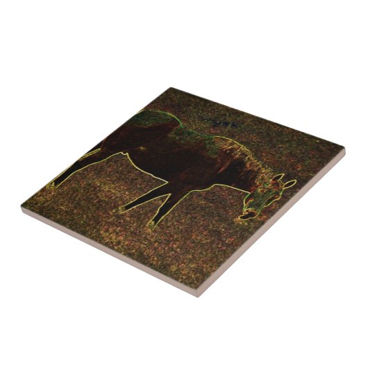 Horsing Around Tegeltje (Zijkant)