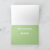 Horsing een Ronde Kaart van de Verjaardag (Binnen)