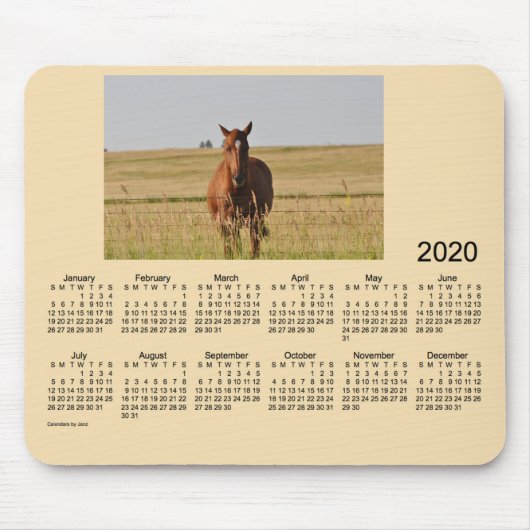 Horskalender 2020 van Janz Muismat (Voorkant)