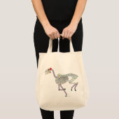 Horskelet op dag van de dood tote bag (Voorkant (product))