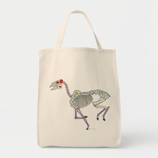 Horskelet op dag van de dood tote bag (Voorkant)