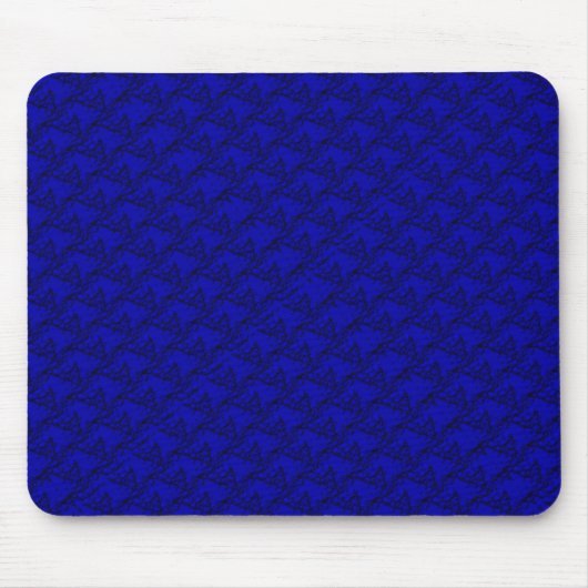 Horskoppen in blauwe artdeco muismat (Voorkant)