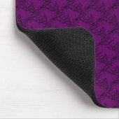 Horskoppen in rode violetartdeco muismat (Hoek)