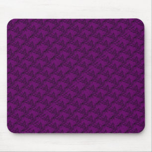 Horskoppen in rode violetartdeco muismat