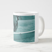 horsmakreel met hooifence blauw grote koffiekop (Voorkant rechts)