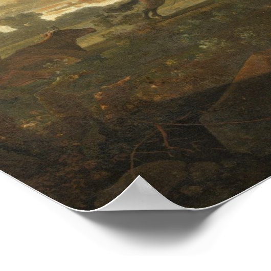 Horsperma & Herdsmen - Aelbert Cuyp Fine Art Poste Poster (Hoek)