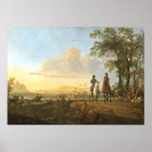 Horsperma & Herdsmen - Aelbert Cuyp Fine Art Poste Poster (Voorkant)