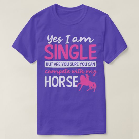 Horsrennen Ja Im Single Cft T-shirt (Design voorkant)