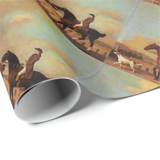 HORSRIDING, HOEFIJZERS EN SAMROKKEN CADEAUPAPIER (Rol Hoek)