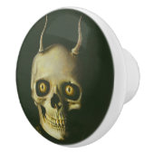 Horst Devil Skull Halloween Knob Keramische Knop (Rechts)