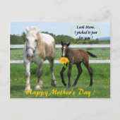 Horsy Moederdag Briefkaart (Voorkant)