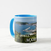 Horta Faial Panoramic Mok (Voorkant links)