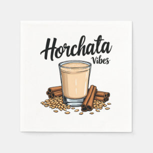 Hortacha vibes Spaans Mexicaanse Drink liefhebbers Servet