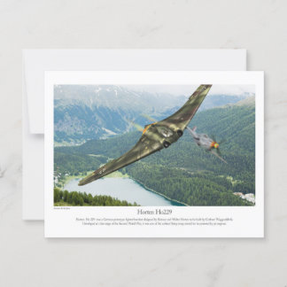 Horten Ho229 Briefkaart