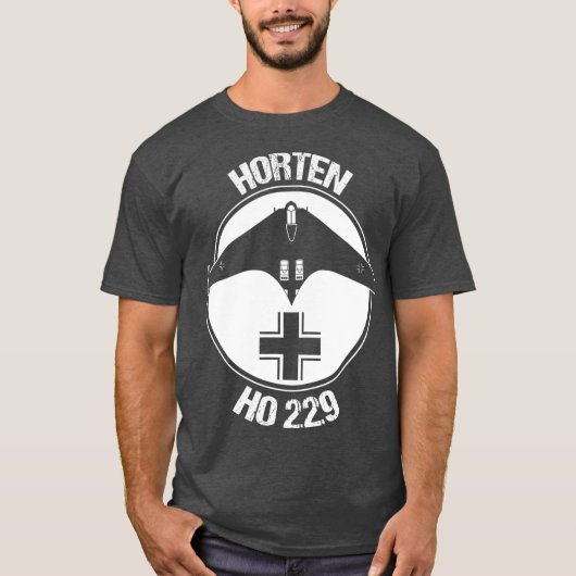 Horten HO 229 Flying Wing Warbird Luftwaffe Gift T-shirt (Voorkant)