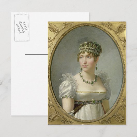 Hortense de Beauharnais Briefkaart (Voorkant / Achterkant)