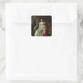 Hortense de Beauharnais en haar zoon Vierkante Sticker (Tas)
