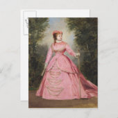 Hortense Schneider 1868 Briefkaart (Voorkant / Achterkant)