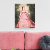 Hortense Schneider 1868 Canvas Afdruk (Insitu (Woonkamer))
