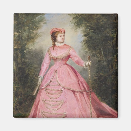 Hortense Schneider 1868 Magneet (Voorkant)