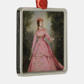 Hortense Schneider 1868 Metalen Ornament (Rechts)