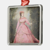 Hortense Schneider 1868 Metalen Ornament (Links)