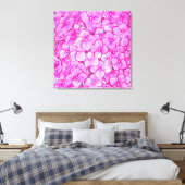 Hortensia aquarel canvas afdruk (Insitu (Slaapkamer))