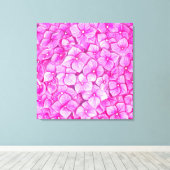 Hortensia aquarel canvas afdruk (Insitu (Houten vloer))