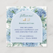 Hortensia arch visitekaartje (Achterkant)