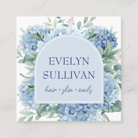Hortensia arch visitekaartje (Voorkant)