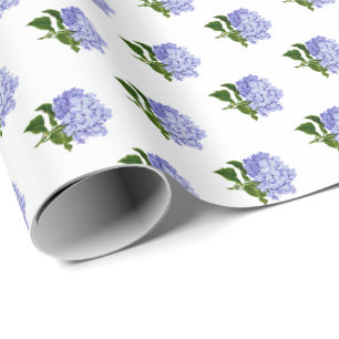 Hortensia Bloem Botanisch Cadeaupapier