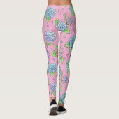 Hortensia Bloem Leggings (Achterkant)