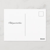 Hortensia bloemen briefkaart (Achterkant)