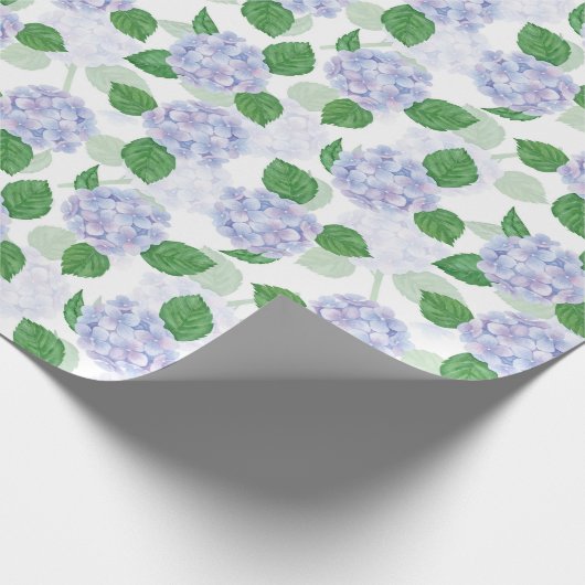 Hortensia Bloemen Cadeaupapier (Hoek)