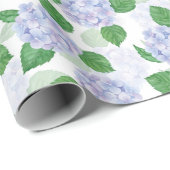 Hortensia Bloemen Cadeaupapier (Rol Hoek)