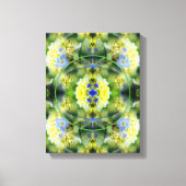 Hortensia Bloemen Frame Maak Je Eigen Foto Canvas Afdruk (Voorkant)